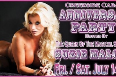 Suzie Malone Headlines Creekside Cabaret Gentlemen’s Club