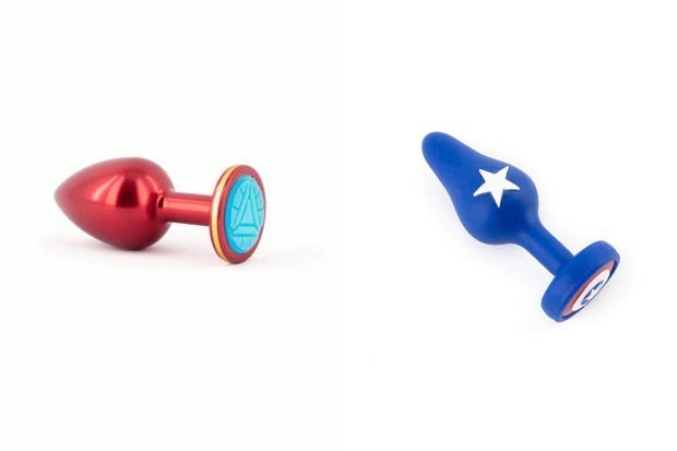 Wonder Woman & Captain America Butt Plugs