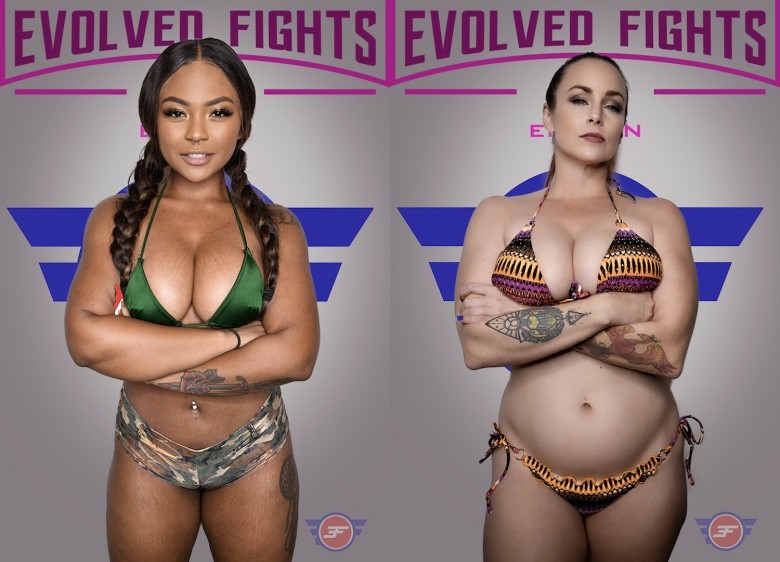 Match 2 of Evolved Fights Lez Fall Brawl Is on NOW  Candy porn 